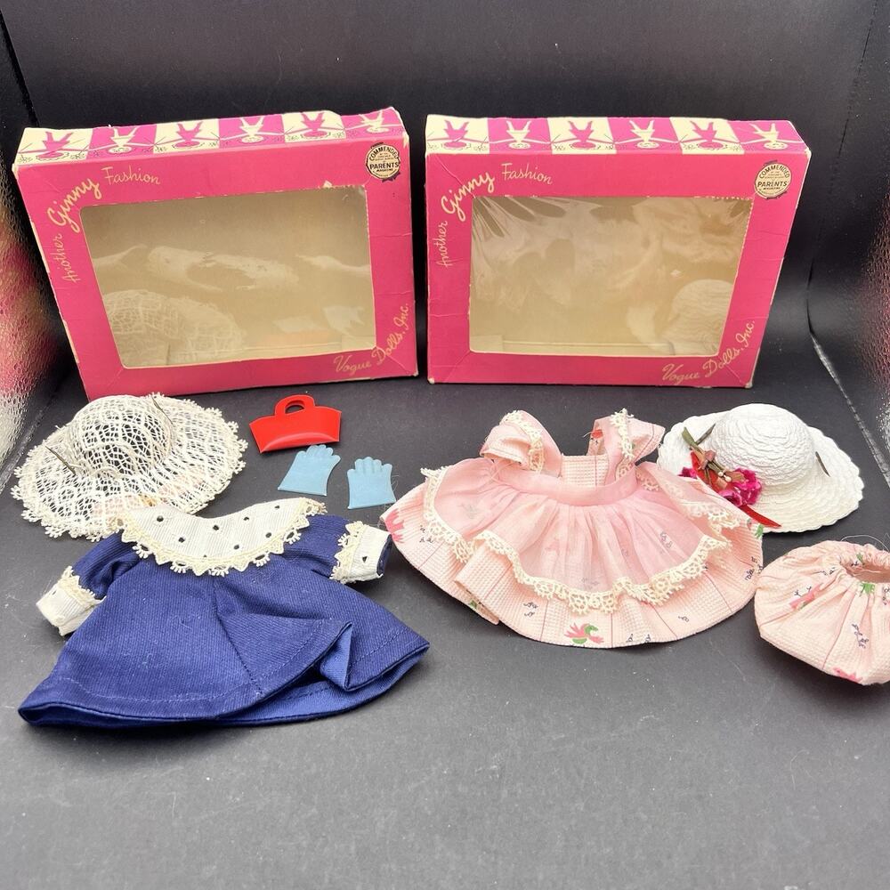 ANOTHER GINNY DOLL Vogue dolls Clothes 2 Sets Dress Accessories 6139 6180 EUC